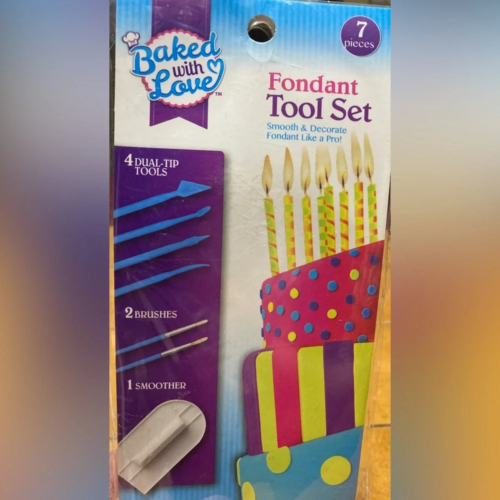 NWT Baked With Love Fondant Set (Set of 3)